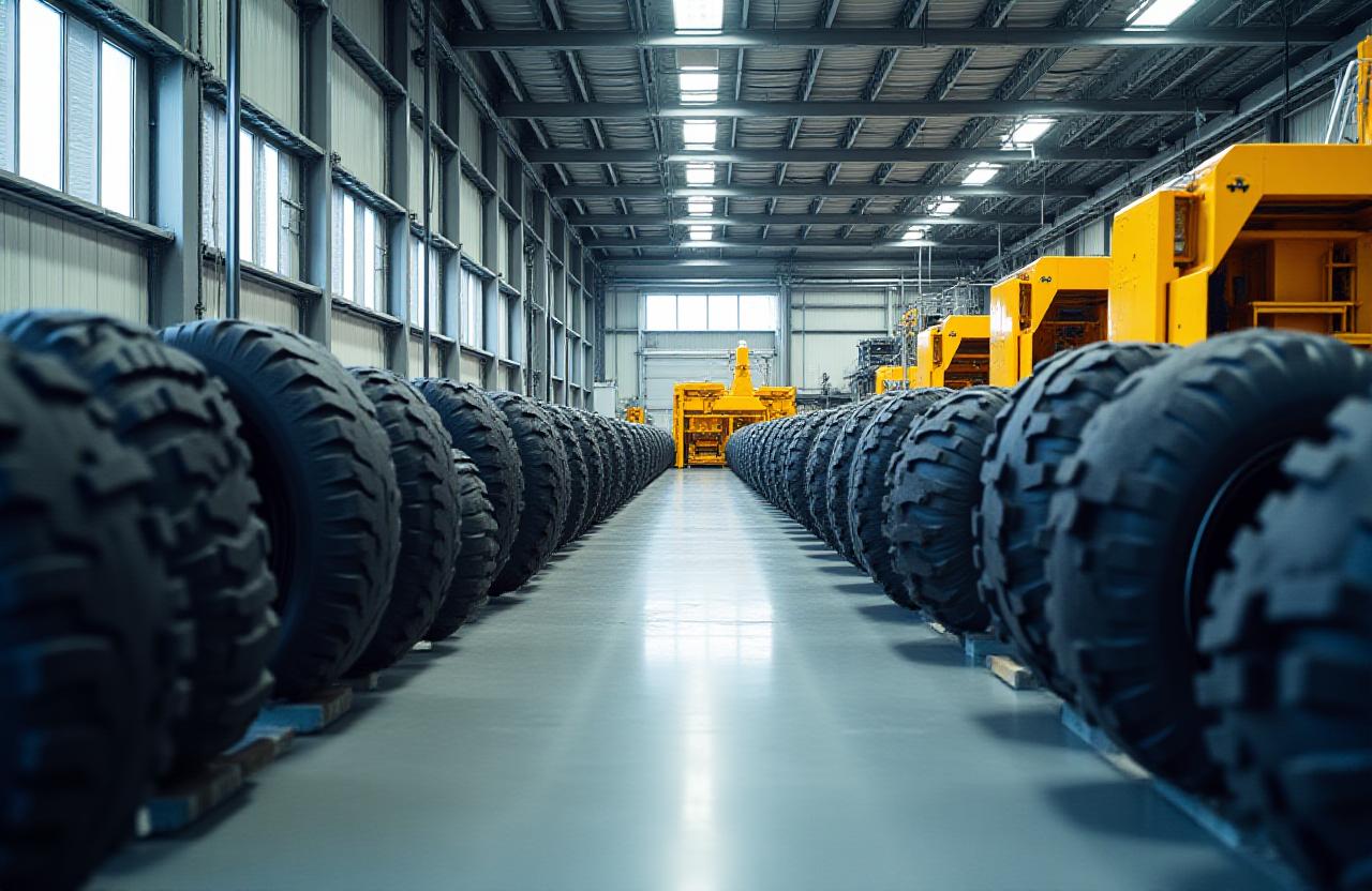 Impianto di riciclaggio pneumatici automatizzato